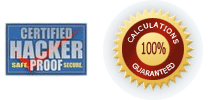 Hacker proof, 100% garanteed calculations!